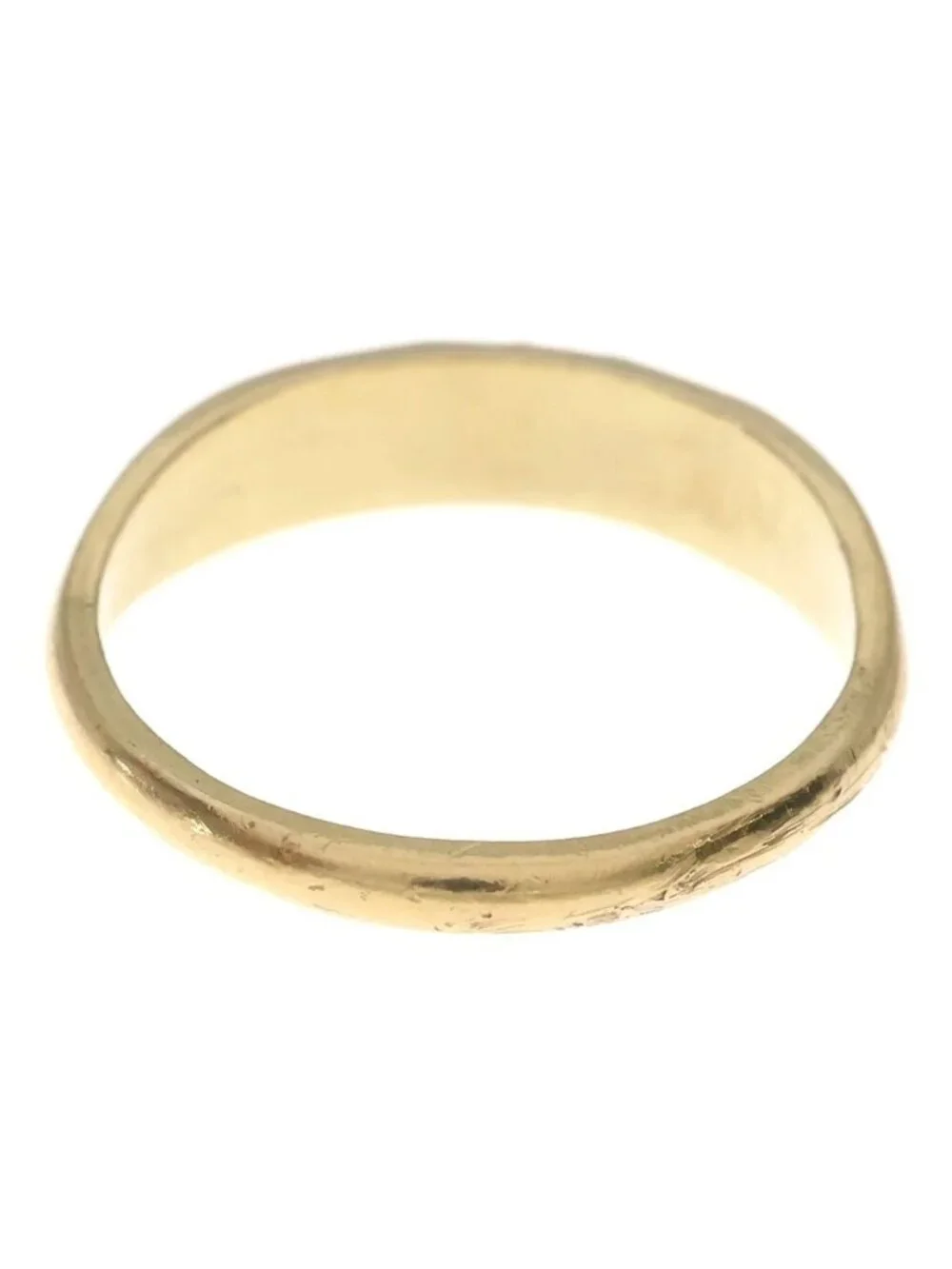 Chrome Hearts Bubblegum Pyramid Plus Sling Gold Ring